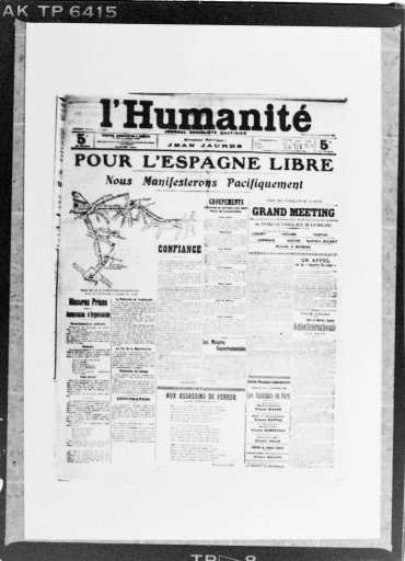 Portada de L'Humanité