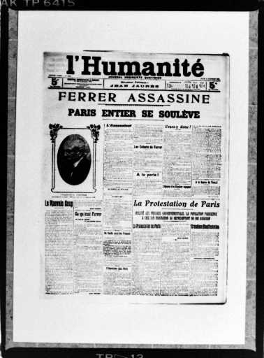 Portada de L'Humanité