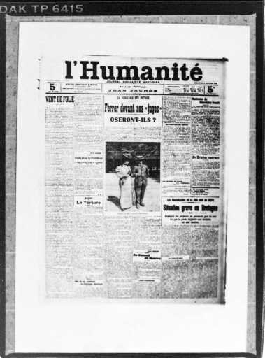 Portada de L'Humanité