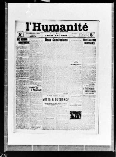 Portada de L'Humanité