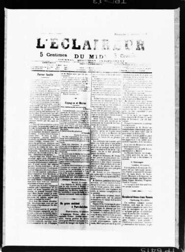 Portada de L'Eclaireur