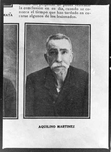 Aquilino Martínez.  Procesados en la causa de la bomba