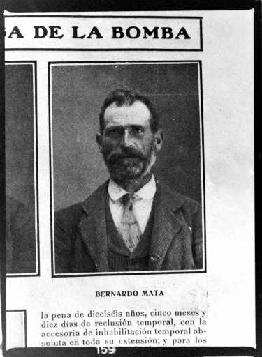 Bernardo Mata. Procesados en la causa de la bomba