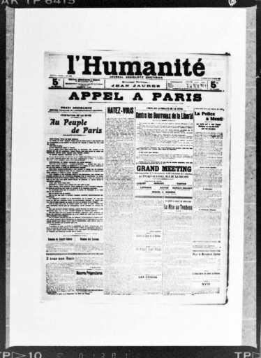 Portada de L'Humanité