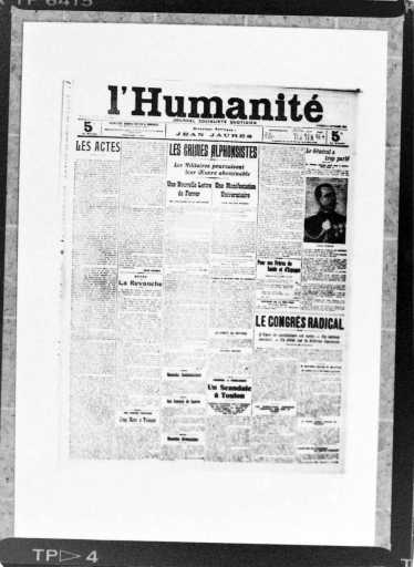 Portada de L'Humanité