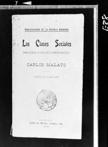 Portada de 'Las clases sociales' de Malato