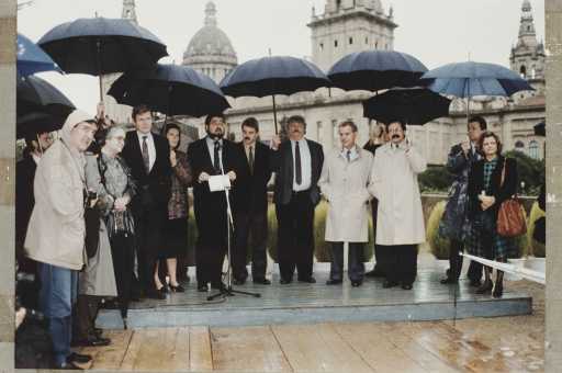 Inauguració monument a Barcelona