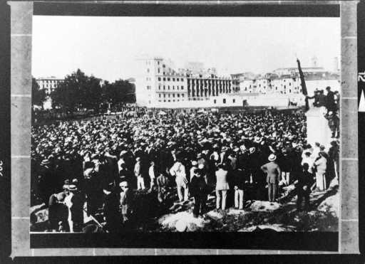 Manifestació de protesta a Roma