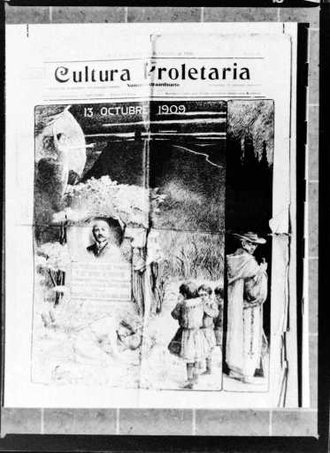 Portada de 'Cultura Proletaria' dedicada a Ferrer 