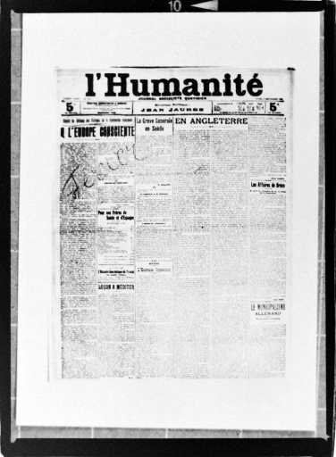 Portada de L'Humanité