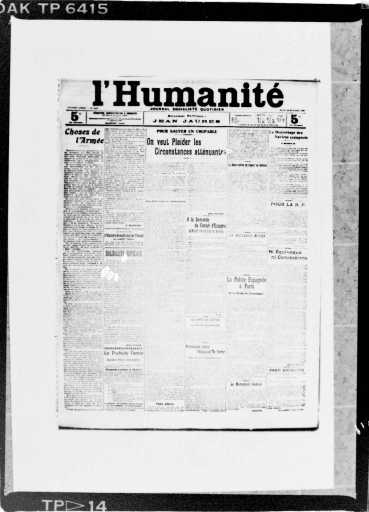 Portada de L'Humanité