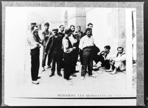Revolucionarios presos en Montjuich