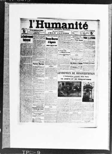 Portada de L'Humanité