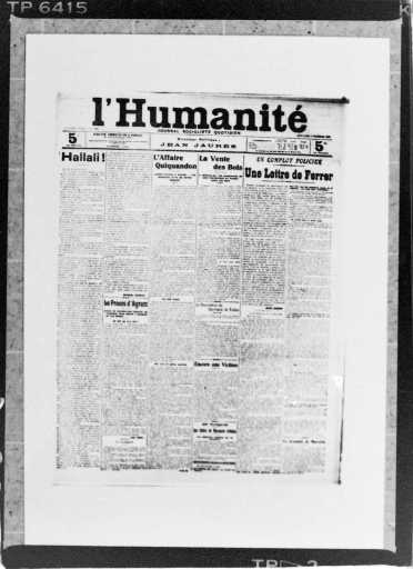 Portada de L'Humanité