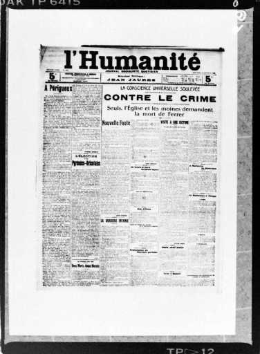 Portada de L'Humanité