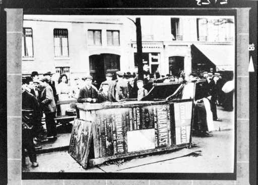 Manifestació de protesta en Paris