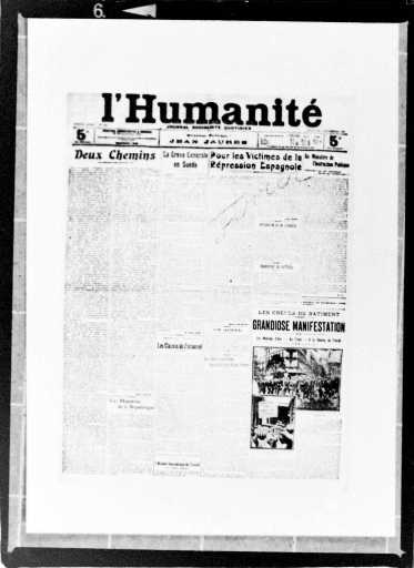 Portada de L'Humanité