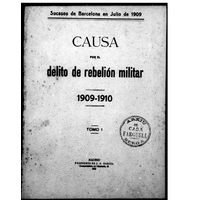 Causa por el delito de rebelión militar