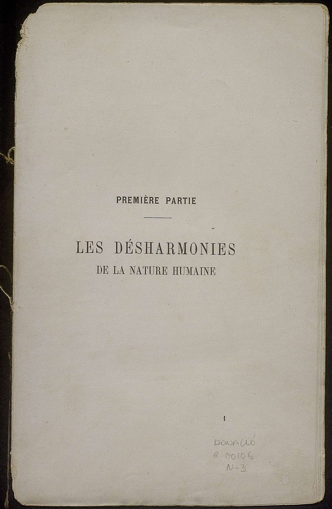 Études sur la nature humaine. Essai de philosophie optimiste