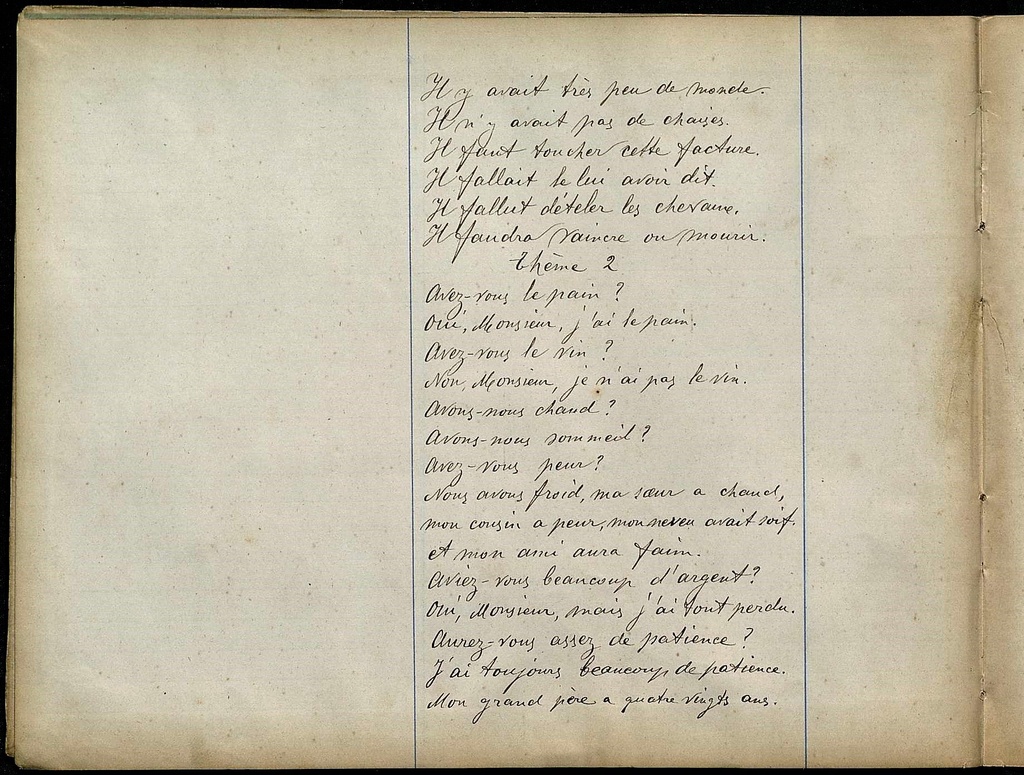 Libreta de estudio de idiomas