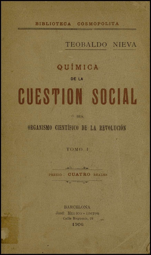 Química de la cuestión social