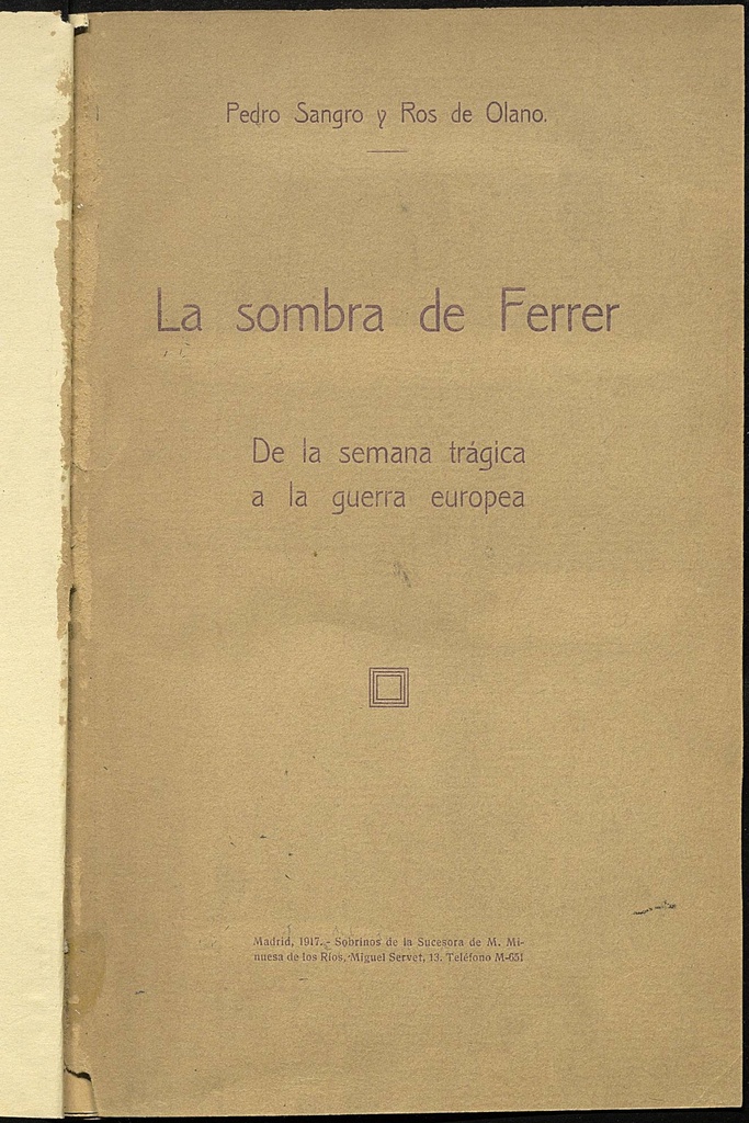 La sombra de Ferrer