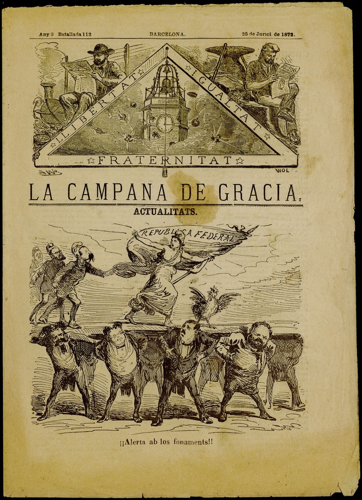 La Campana de Gràcia - Any III Batallada 112 (25-07-1872)