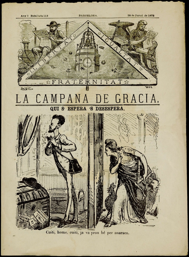 La Campana de Gràcia - Any III Batallada 113 (28-07-1872)