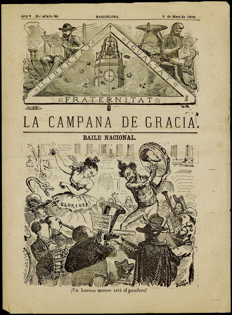 La Campana de Gràcia - Any III Batallada 98 (03-03-1872)