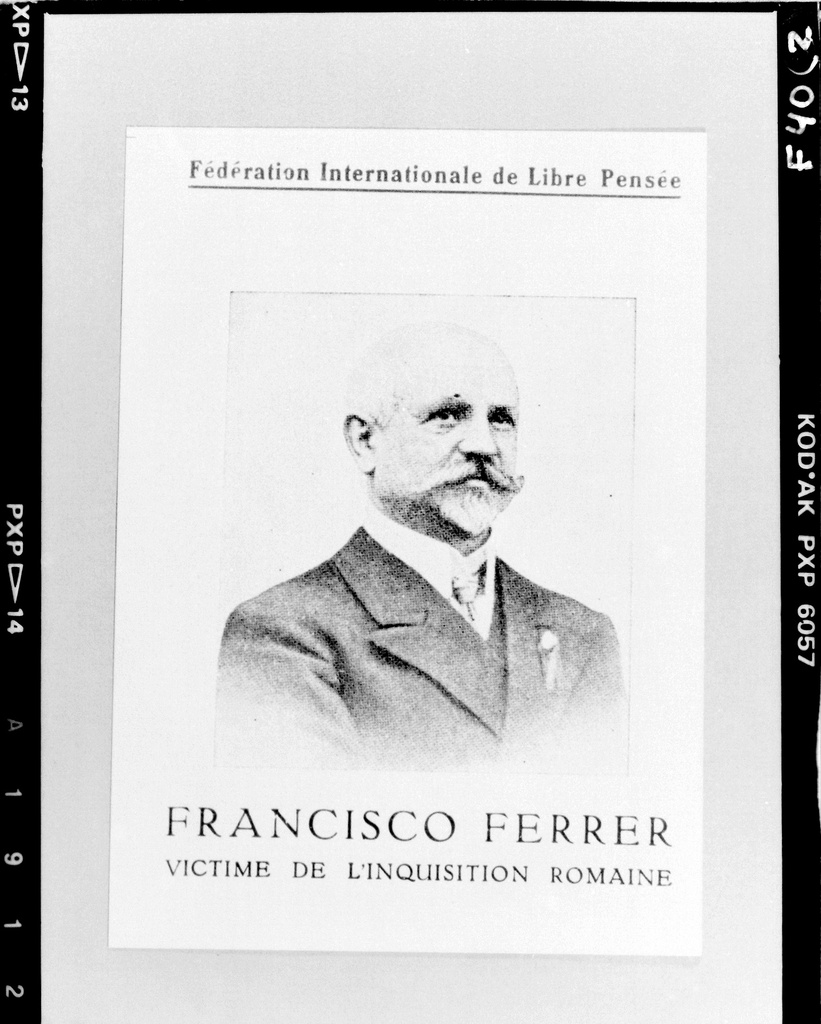Francisco Ferrer. Victime de l’inquisition romaine