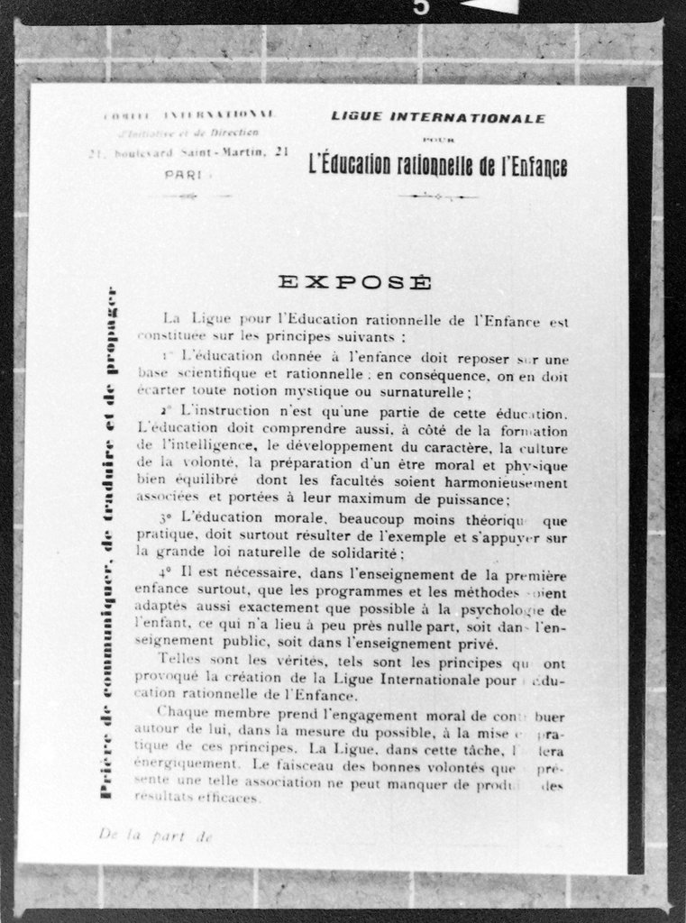 Ligue Internationale pour l'Education Rationelle de l'Enfance