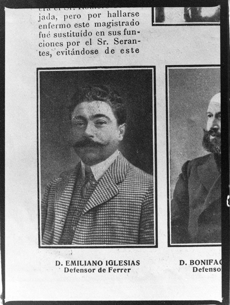 D. Emiliano Iglesias, defensor de Ferrer