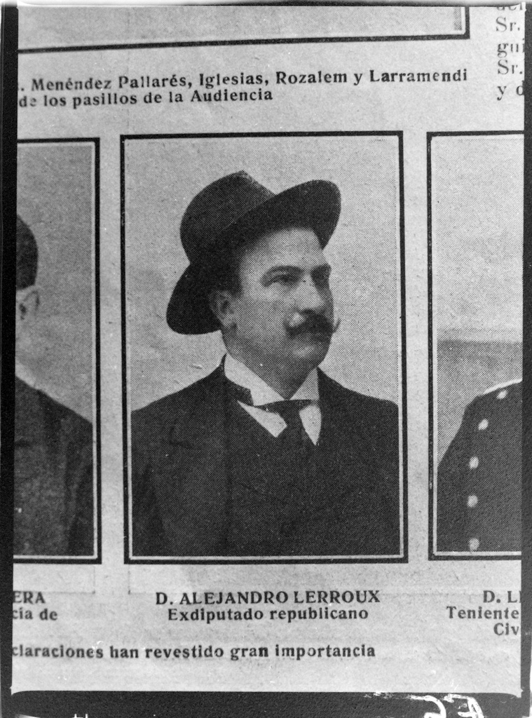 Alejandro Lerroux. El atentado del 31 de mayo. Desfile de testigos