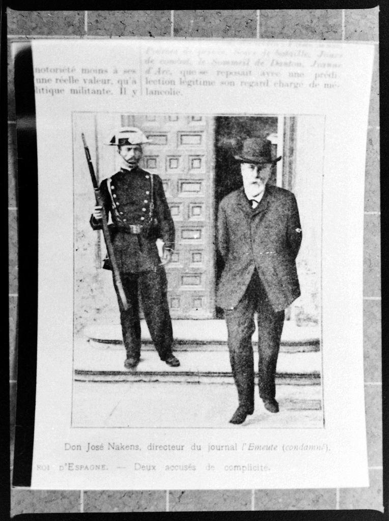 Don José Nakens, directeur du journal L’Emeute (condamné)