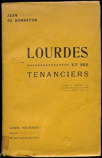 [N5/29 - R-0073] Lourdes et ses Tenanciers