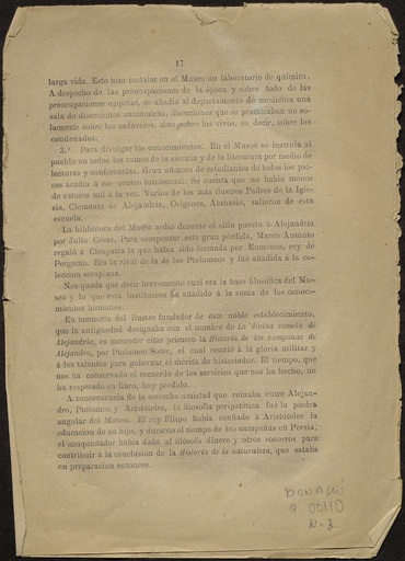 [N3/024 - R-0110] La ciencia y la religión