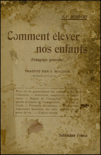 [N6/36 - R-0043] Comment élever nos enfants