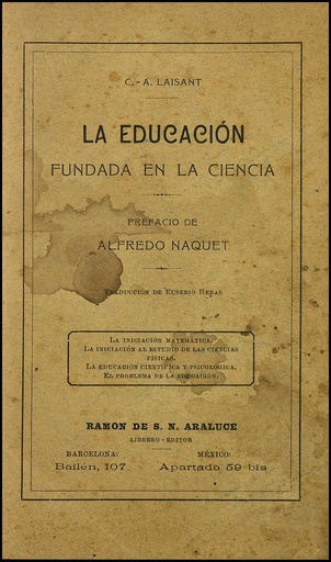 [O7/08 - R-0061] La educación fundada en la ciencia