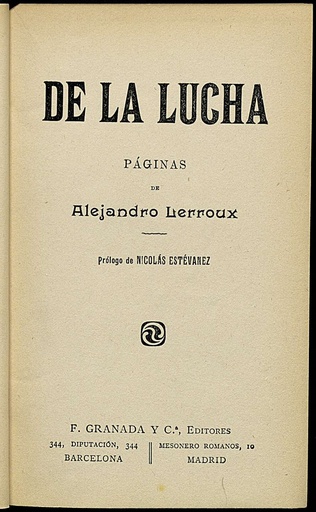 [N6/16 - R-0286] De la lucha