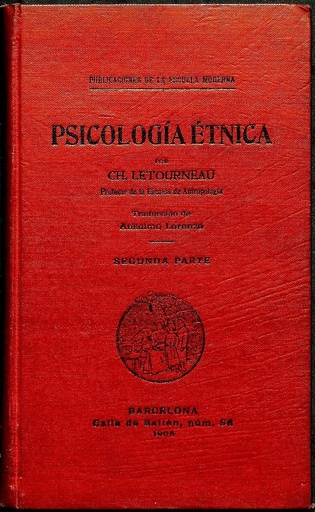 [N7/26-33 - R-0013] Psicología étnica