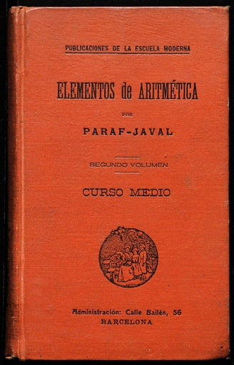 [N7/06 - R-0001] Elementos de aritmética. Segundo Volumen: Curso Medio