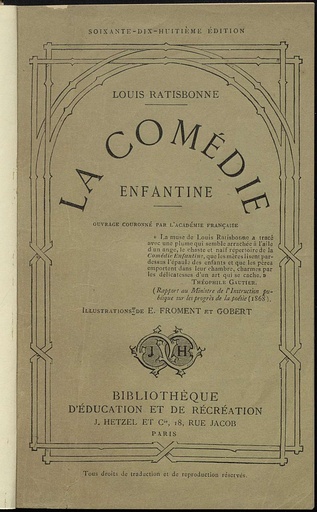 [O7/11 NULL NULL - R-0070] La comédie enfantine