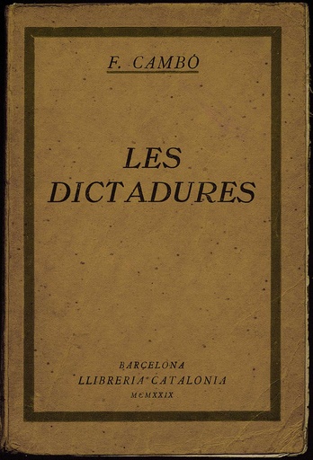 [O7/25 - R-1152] Les dictadures