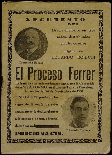 [N5/46 - R-1186] El proceso Ferrer. Argumento