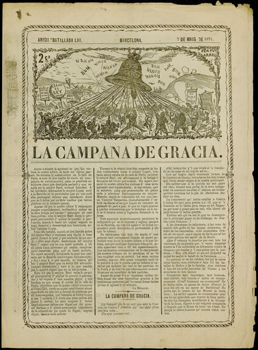 [digitalitzat - R-1278] La Campana de Gràcia - Any II Batallada 53 (07-05-1871)