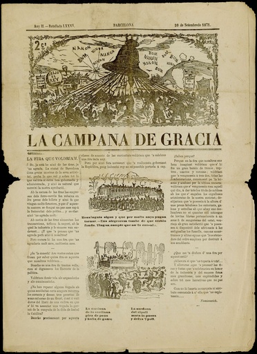 [digitalitzat - R-1279] La Campana de Gràcia - Any II Batallada 76 (30-09-1871)