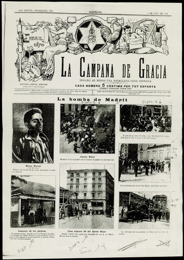 [digitalitzat - R-1297] La Campana de Gràcia - Any XXXVII Batallada 1935 (09-06-1906)