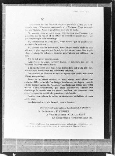 [L10/AF4 (negatiu) L10/AF5 - E-142] Estatuts de la Ligue Internationale pour l’Education rationnelle de l’Enfance (3/3)