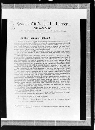 [L10/AF4 (negatiu) L10/AF5 - E-136] Scuola Moderna F. Ferrer