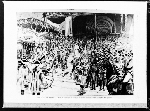 [L10/AF4 (negatiu) L10/AF5 - E-021] La boda del rei Alfons XIII el dia de l'atemptat el 31 de maig del 1906